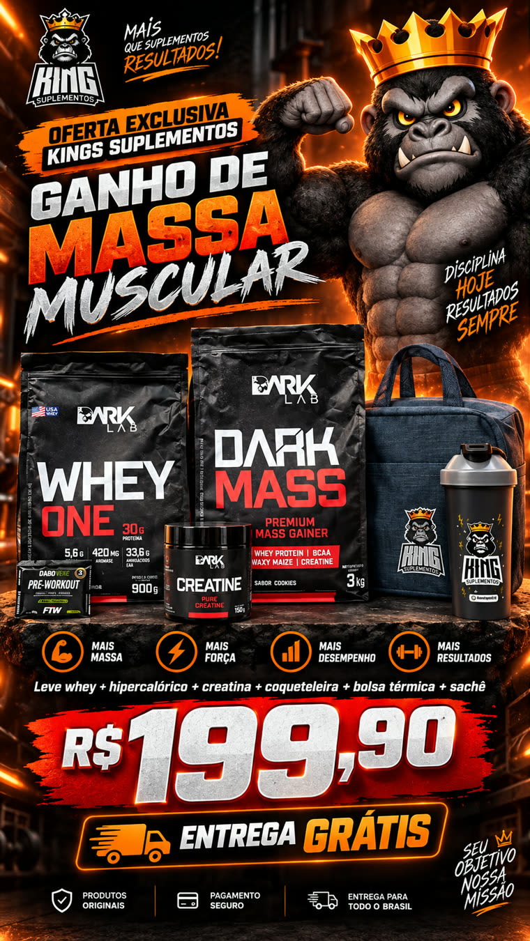 Ganho de Massa Muscular 199,90