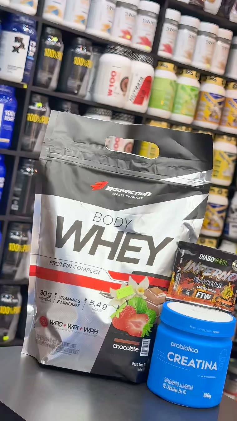 Whey + Creatina + Dose